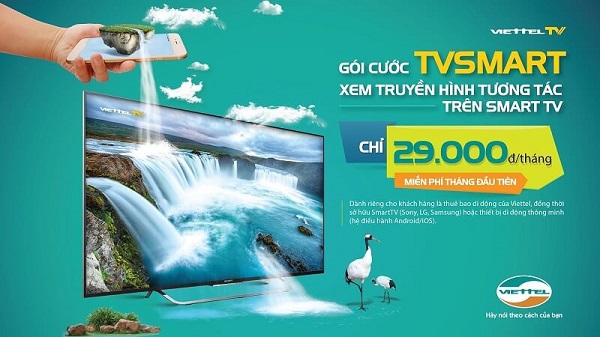 Đăng ký dịch vụ truyền hình Viettel TV 4K xem truyền hình chỉ 29k/tháng