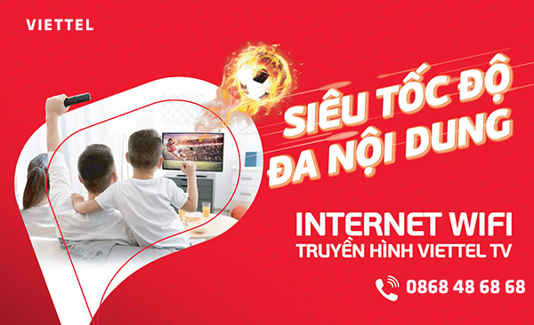 Đăng ký lắp mạng Viettel Internet Wifi tại Ninh Bình nhận ngay khuyến mãi khủng