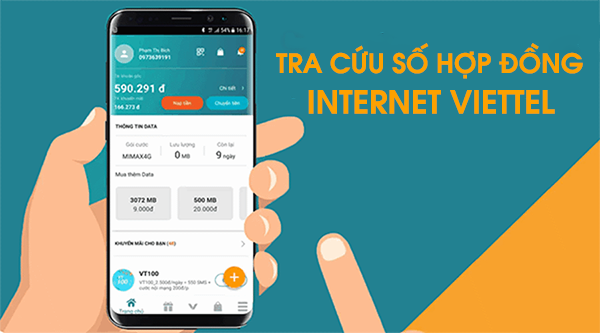 cTra cứu số hợp đồng Internet Viettel miễn phí