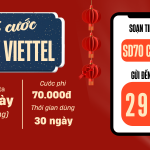 Đăng ký gói cước SD70 Viettel có 30GB data chỉ 70.000đ/tháng