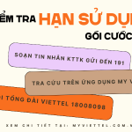 Cách kiểm tra thời gian gói cước Viettel đang dùng