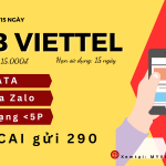 Đăng ký gói cước V15B Viettel có ngay 1GB data, gọi thoại miễn phí