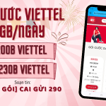 Gói cước Viettel 8GB/ngày chỉ từ 200k/tháng