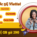 Các gói cước 5G Viettel giá siêu rẻ thả ga dùng mạng