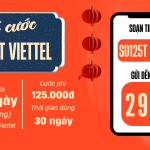 Đăng ký gói cước SD125T Viettel miễn phí 300GB data dùng 1 tháng